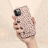 Spotted Dots Personalized Name iPhone Case